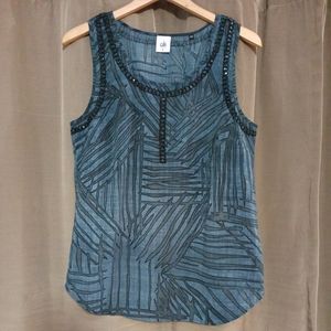 Cabi Sequin Tank Blouse Medium